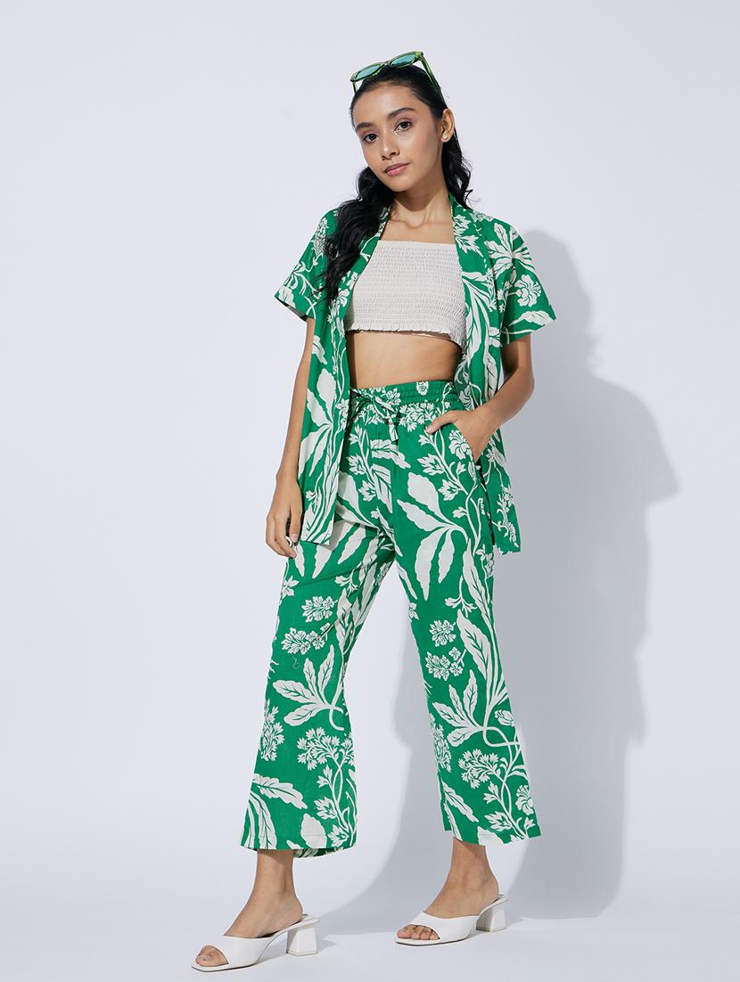 printed full length sets twin sets - 20110982 - Standard Image - 1