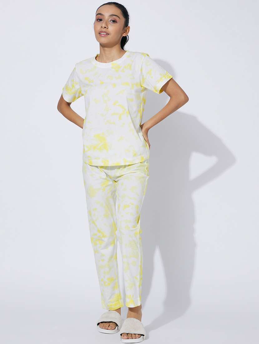 white tie & dye twin sets - 20110993 -  Standard Image - 1