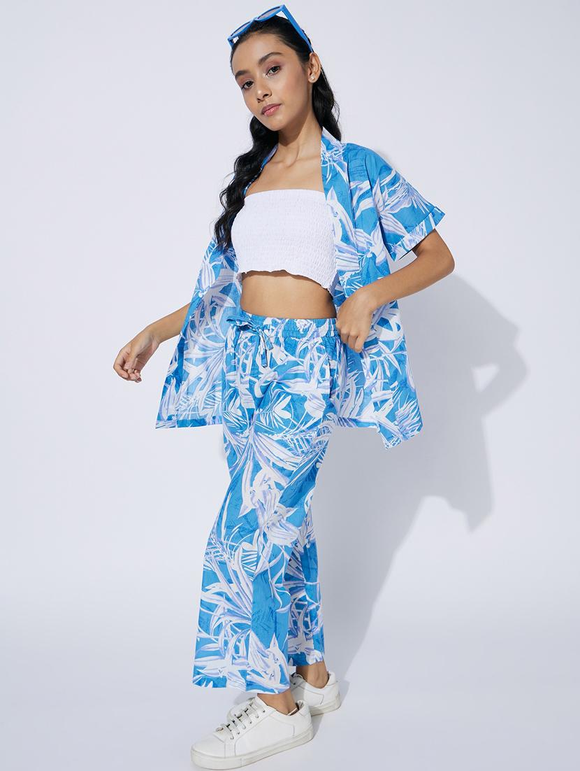 blue printed twin sets - 20110996 -  Standard Image - 1