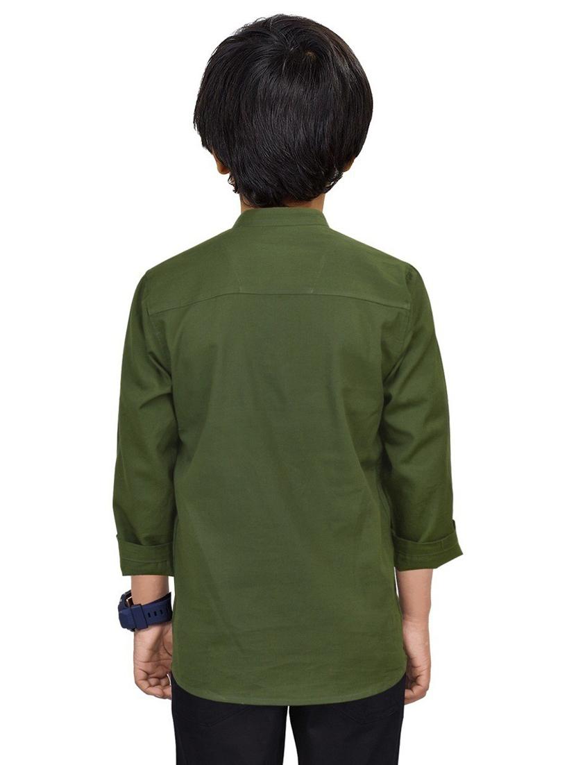boys solid top and bottom full length set - 20115813 - Standard Image - 1