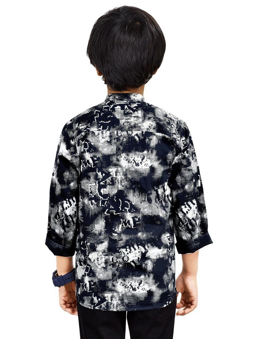 boys printed top and bottom full length  set - 20115922 -  Standard Image - 1