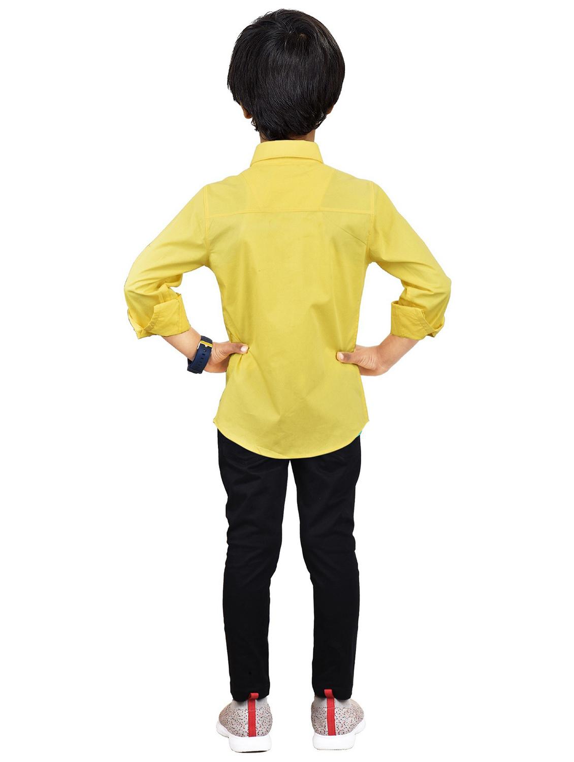 yellow solid full length twin sets - 20116398 -  Standard Image - 1