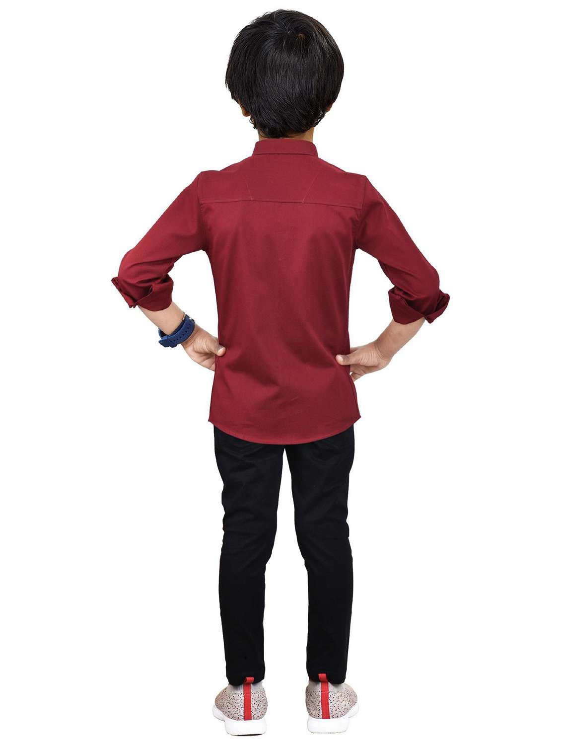 red solid full length twin sets - 20116567 -  Standard Image - 1