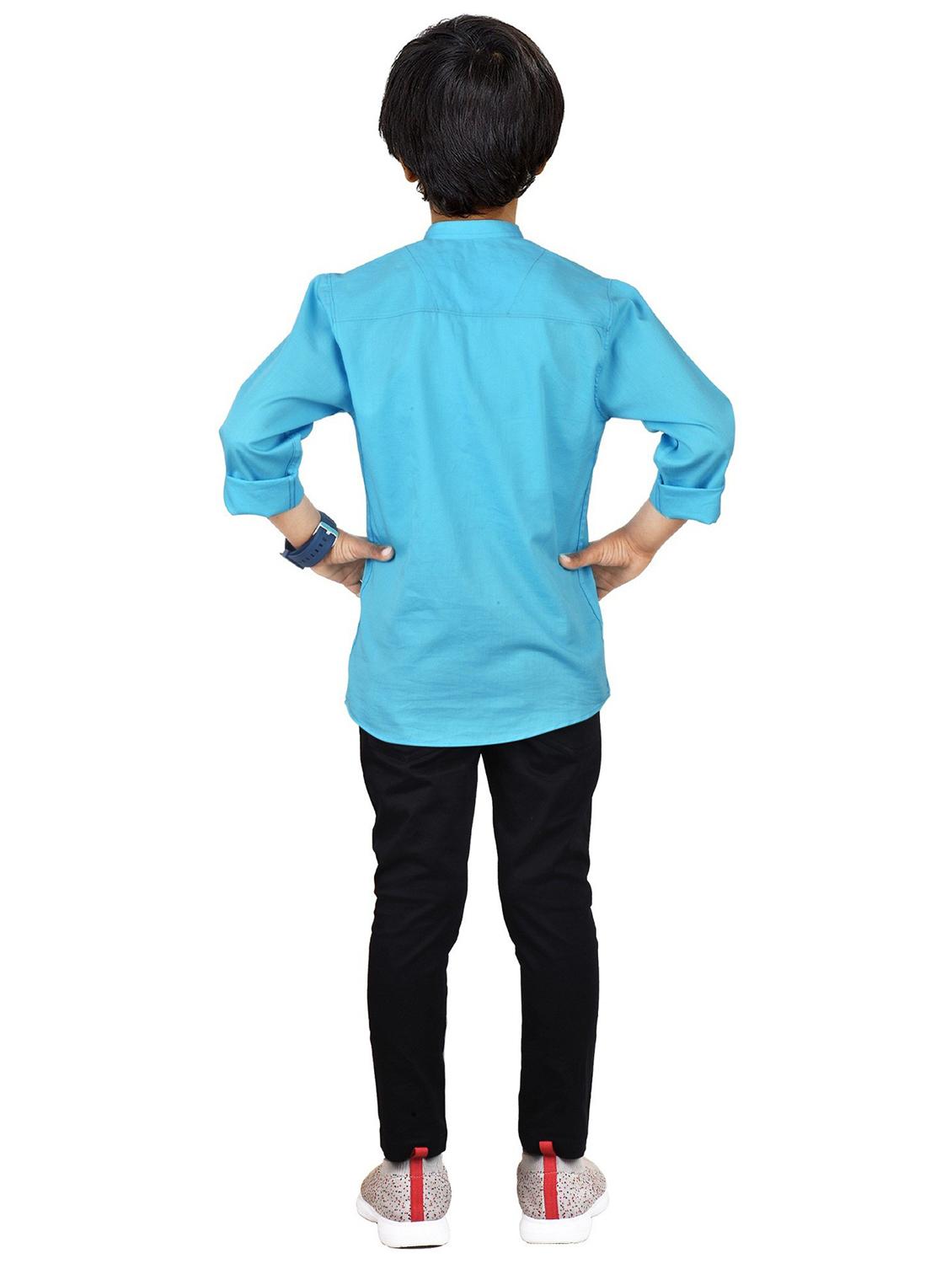 boys cotton full length twin set - 20116763 -  Standard Image - 1
