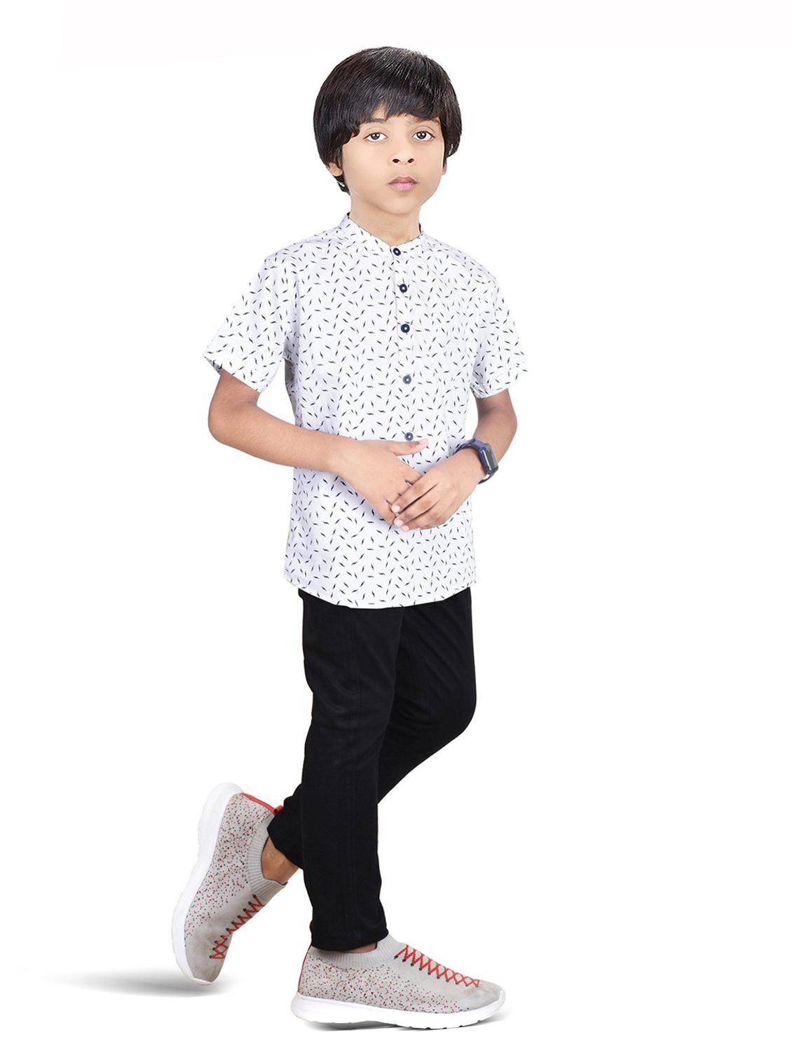 boys printed top and bottom full length set - 20116950 -  Standard Image - 1