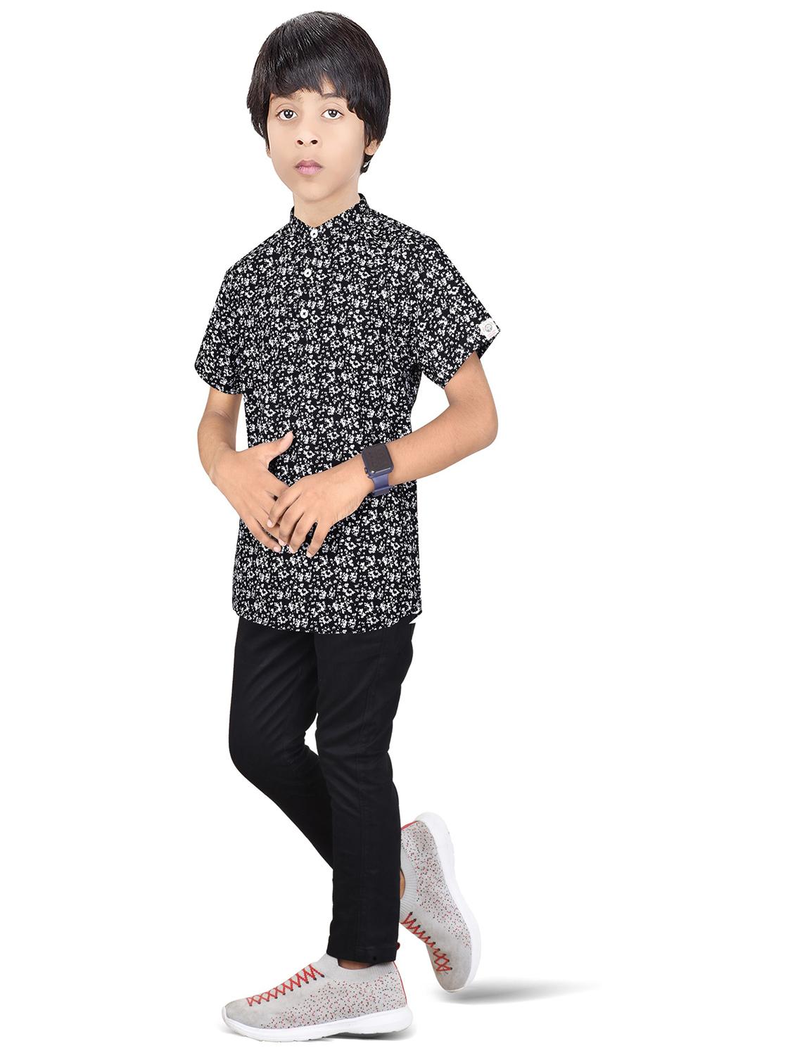 boys printed top and bottom full length set - 20116958 -  Standard Image - 1