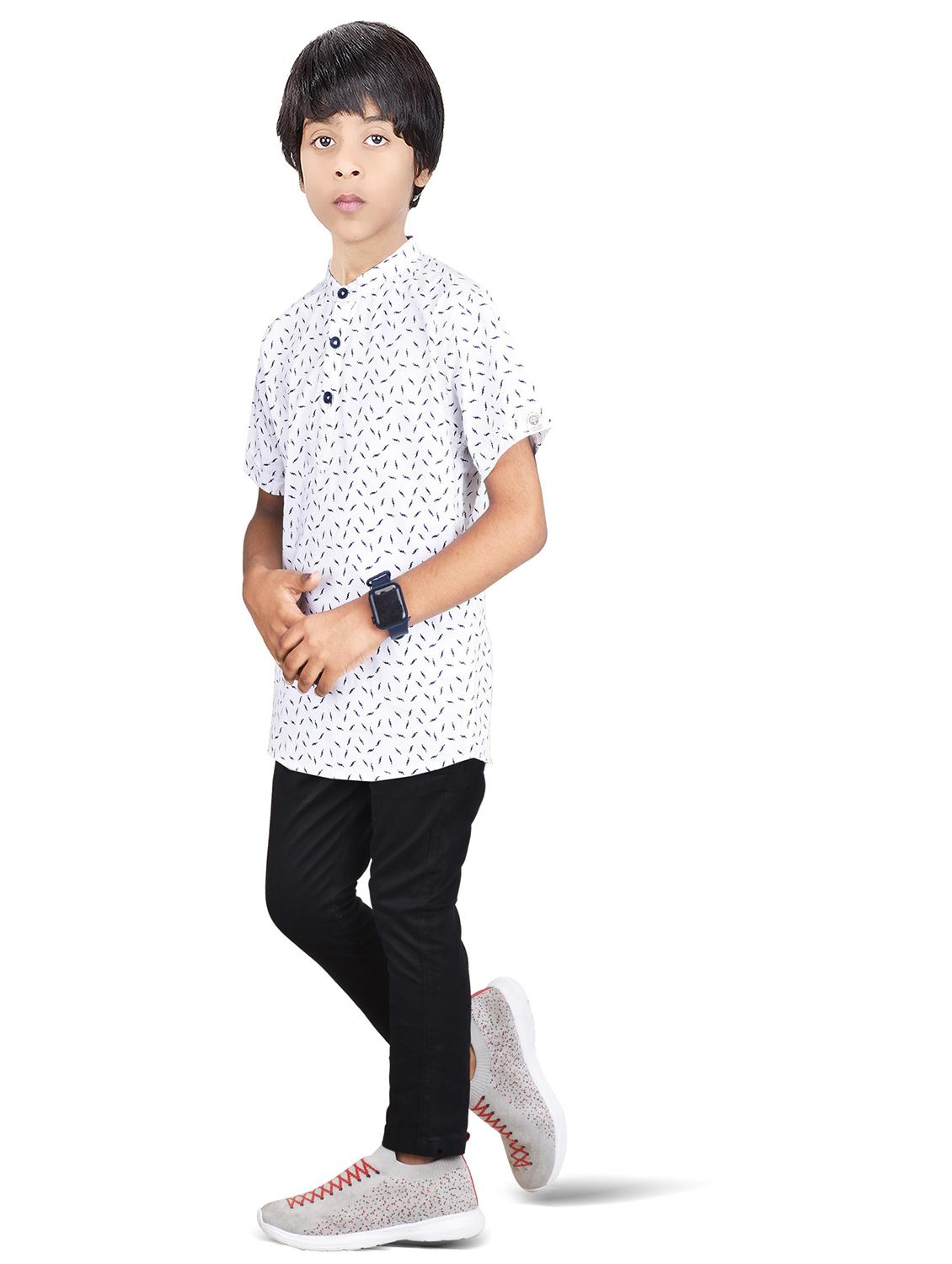 boys printed top and bottom full length set - 20116959 -  Standard Image - 1