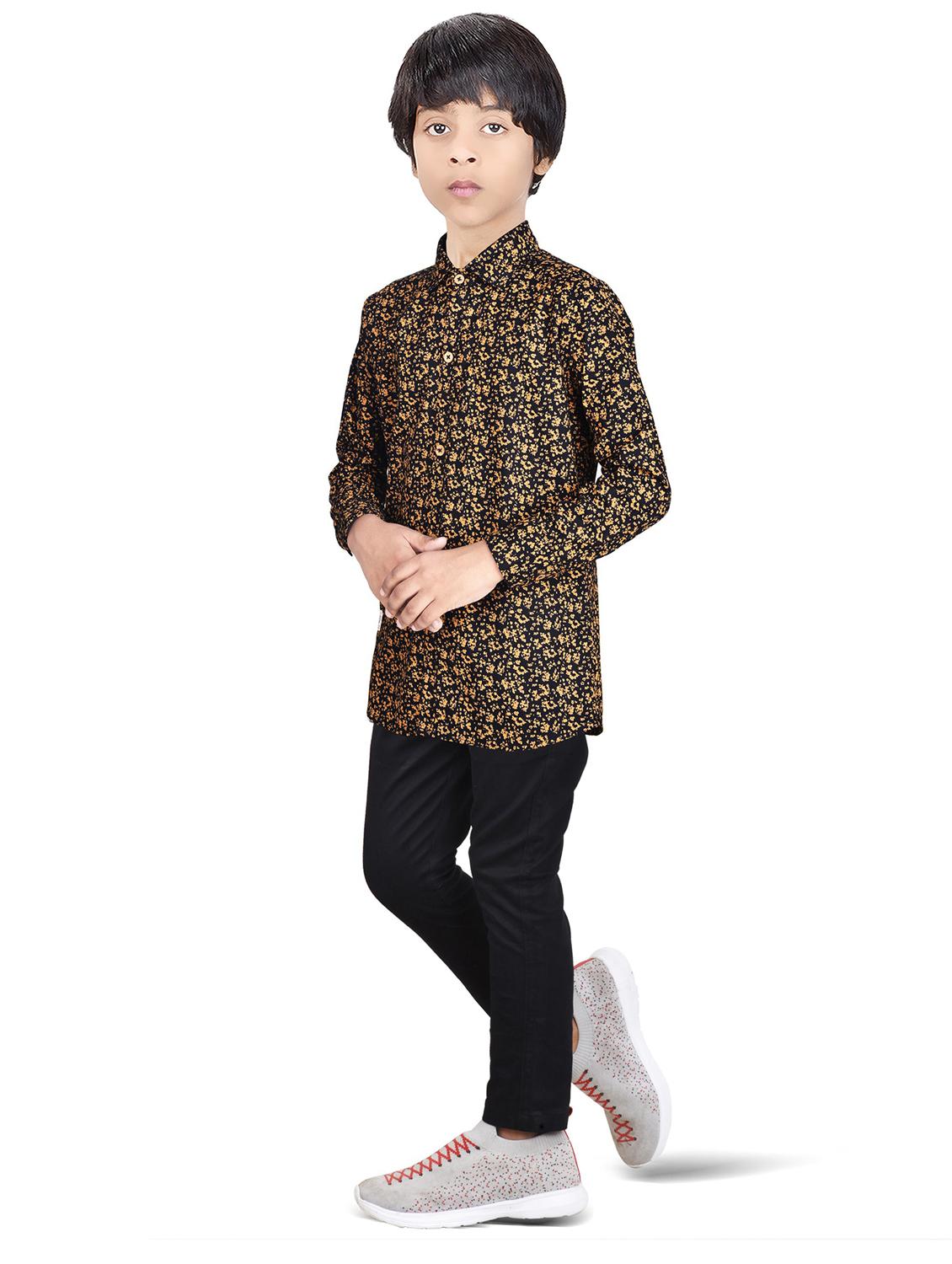 boys printed top and bottom full length set - 20116973 - Standard Image - 1