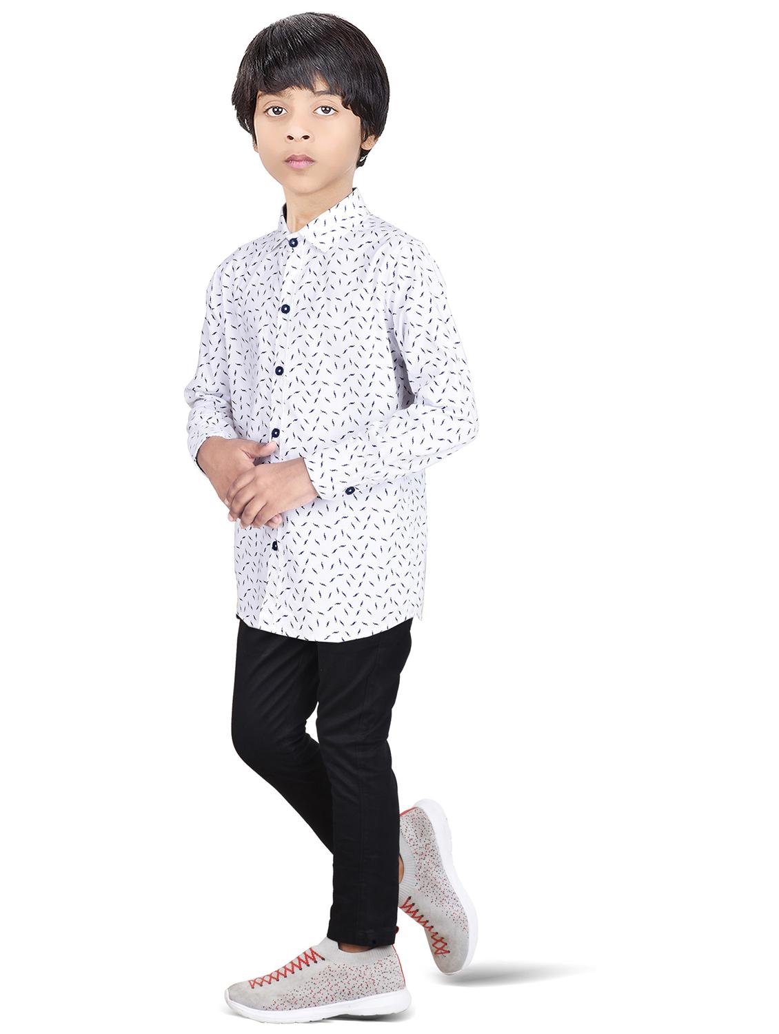 boys printed top and bottom full length set - 20116974 -  Standard Image - 1