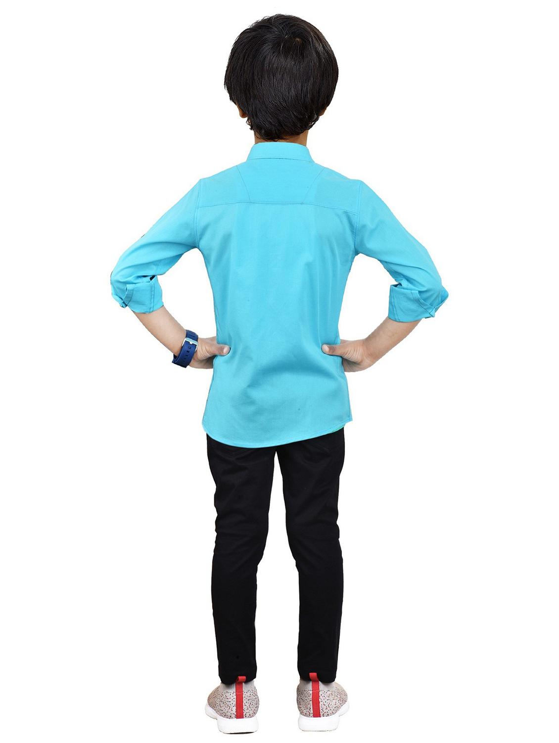 boys solid top and bottom full length set - 20117032 - Standard Image - 1
