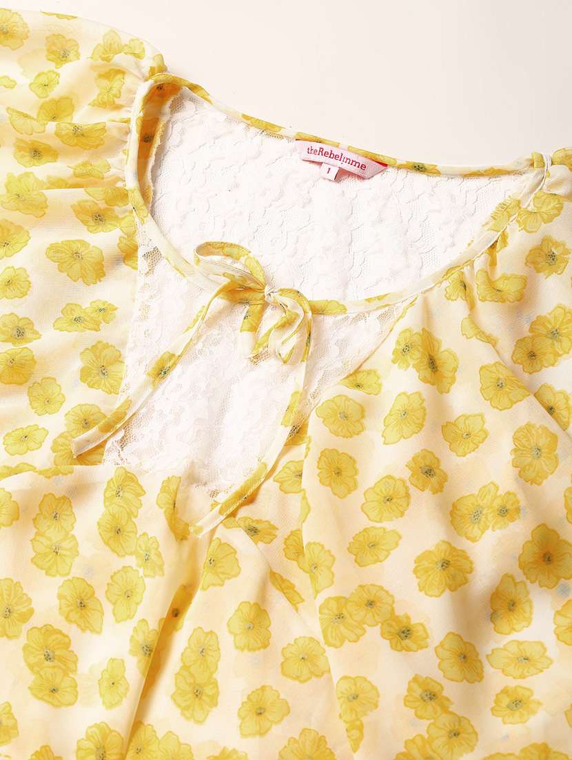 women's straight tie-up neck top - 20117144 -  Standard Image - 4