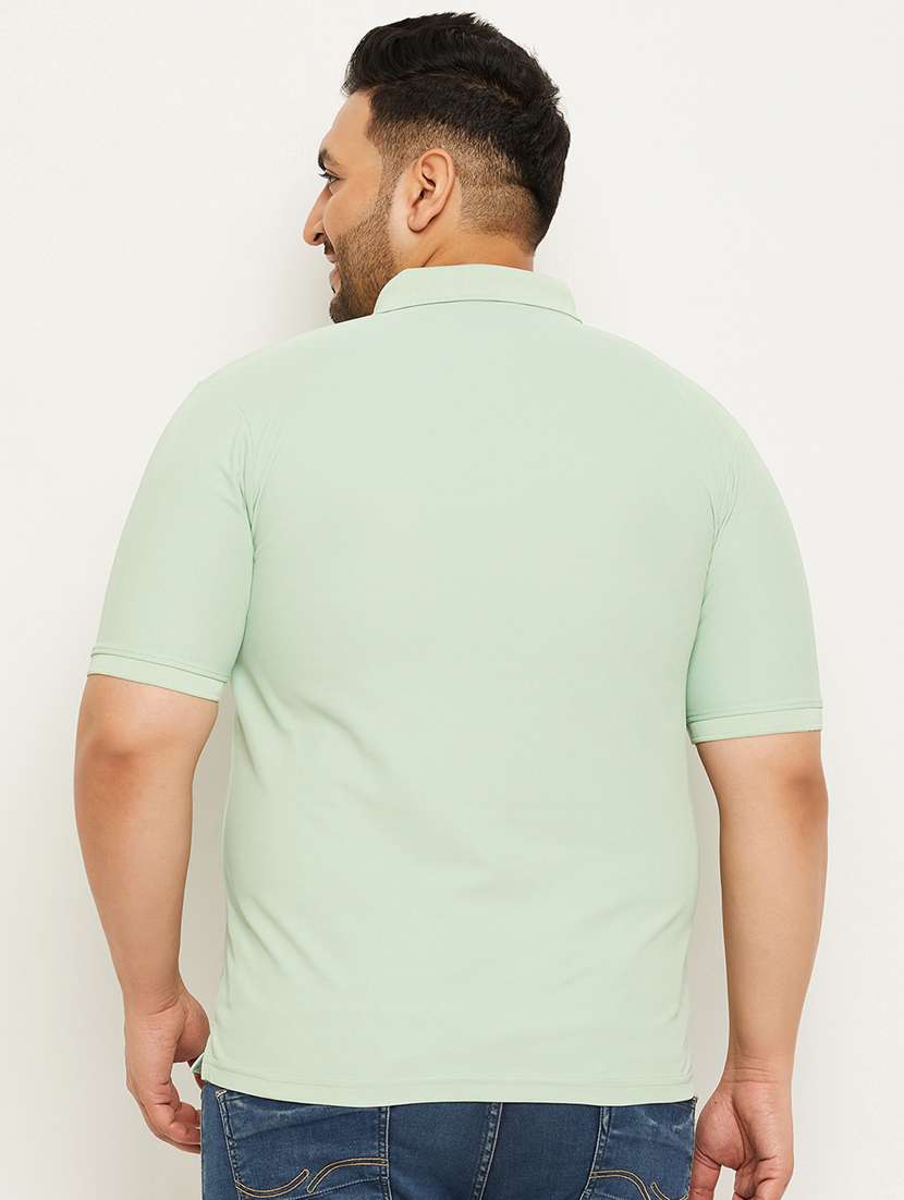 polo neck printed plus size regular t-shirt - 20117241 -  Standard Image - 1