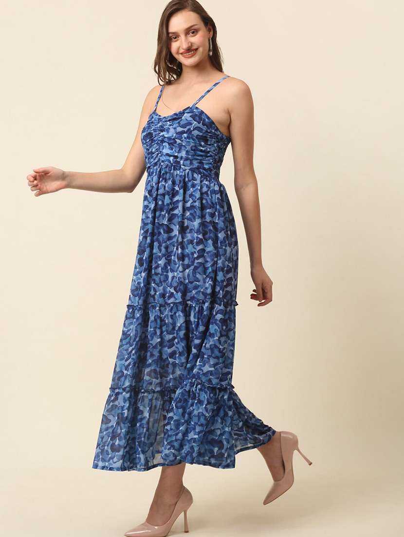 women's tiered dress floral dress - 20117305 -  Standard Image - 1