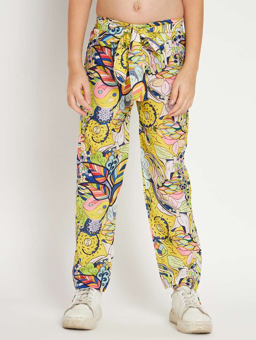 multi colored printed top pants set - 20117340 - Standard Image - 4