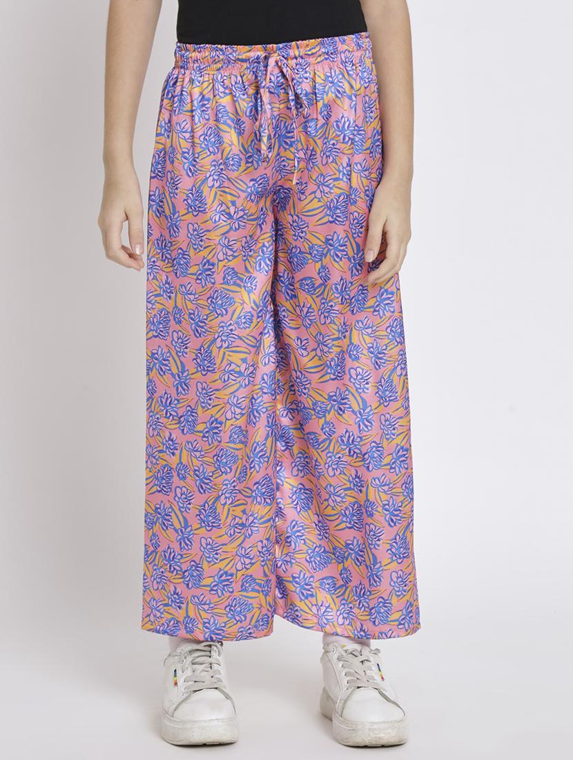 pink printed top pants set - 20117353 - Standard Image - 4