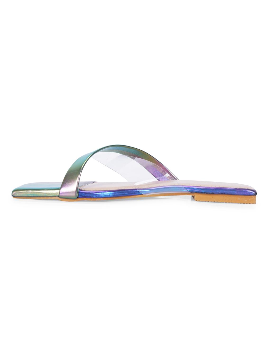 multi colored slip on flat  - 20118388 -  Standard Image - 1