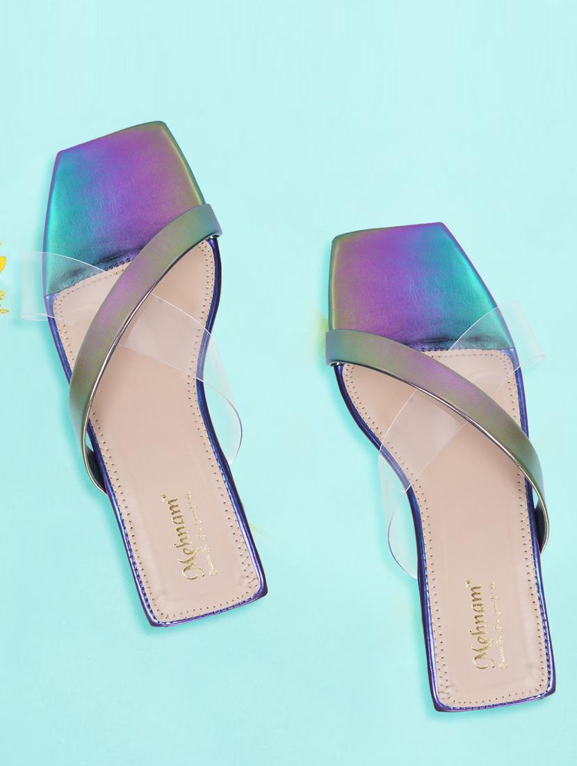 multi colored slip on flat - 20118388 - Standard Image - 4