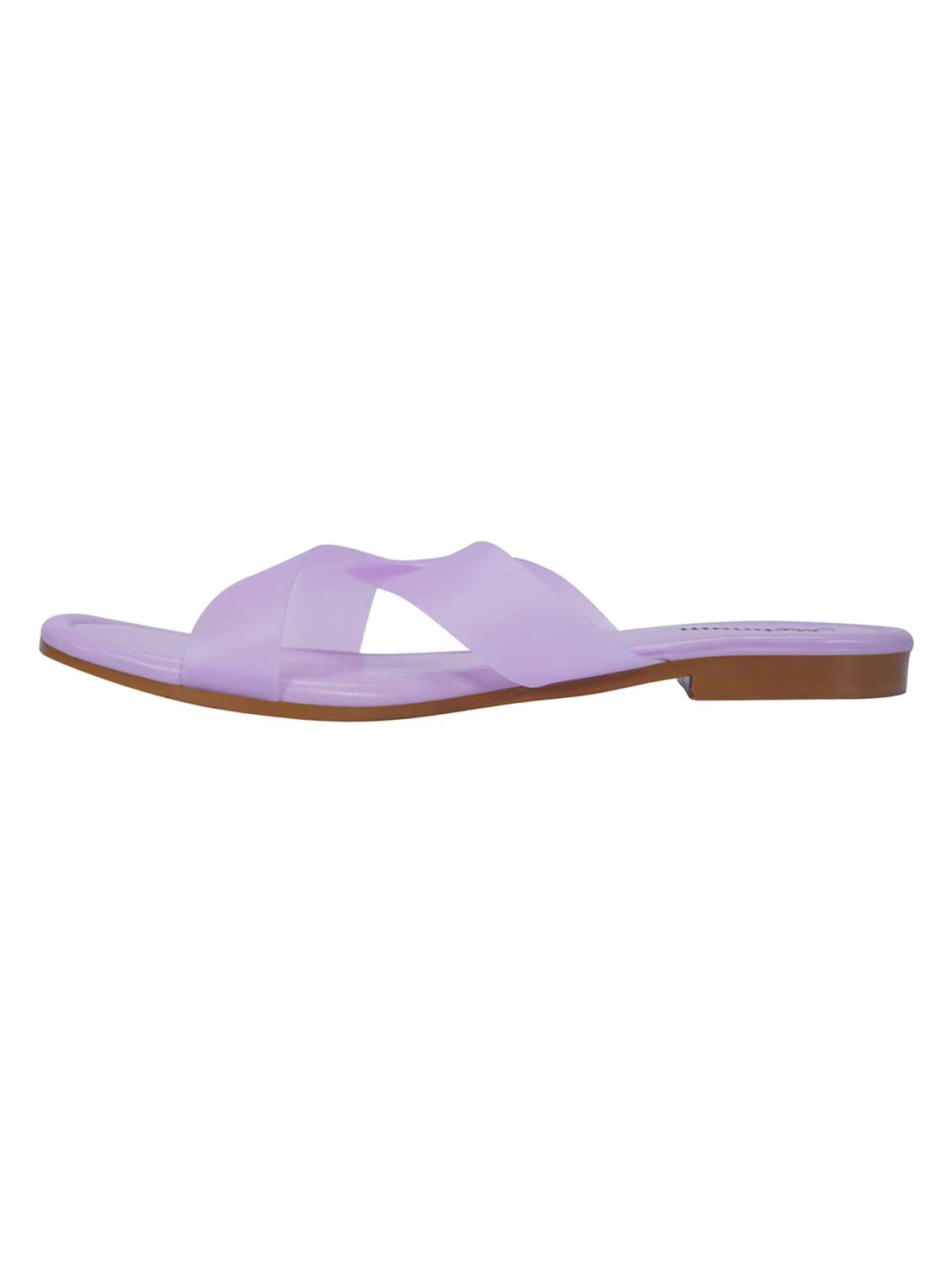 purple slip on flats - 20118393 -  Standard Image - 1