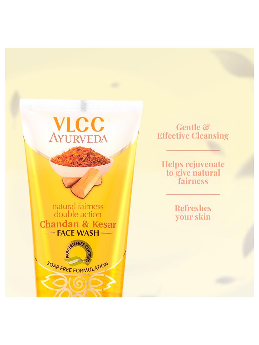 vlcc chandan kesar & haldi chandan facewash combo-100 ml (pack of 4) - 20120964 - Standard Image - 4