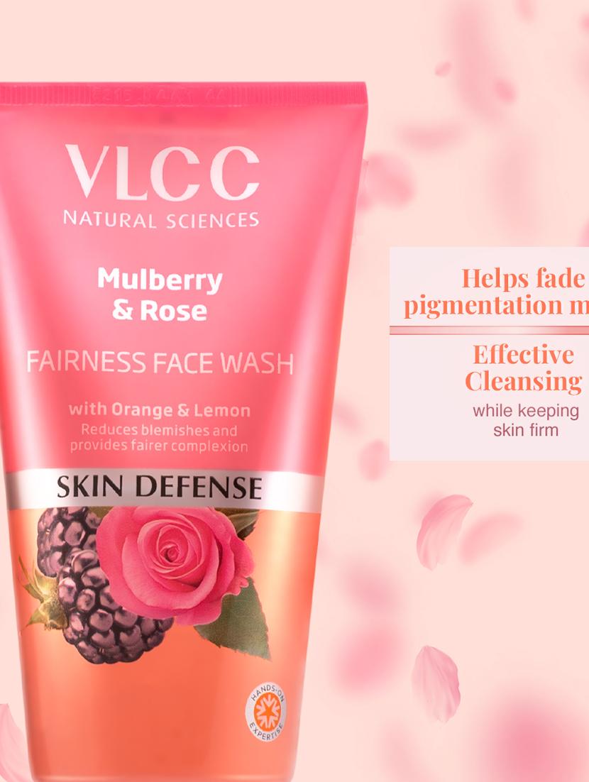 vlcc anti tan face wash & mulberry & rose face wash & anti tan sunscreen spf+25 -150 ml (pack of 3) - 20120977 - Standard Image - 6