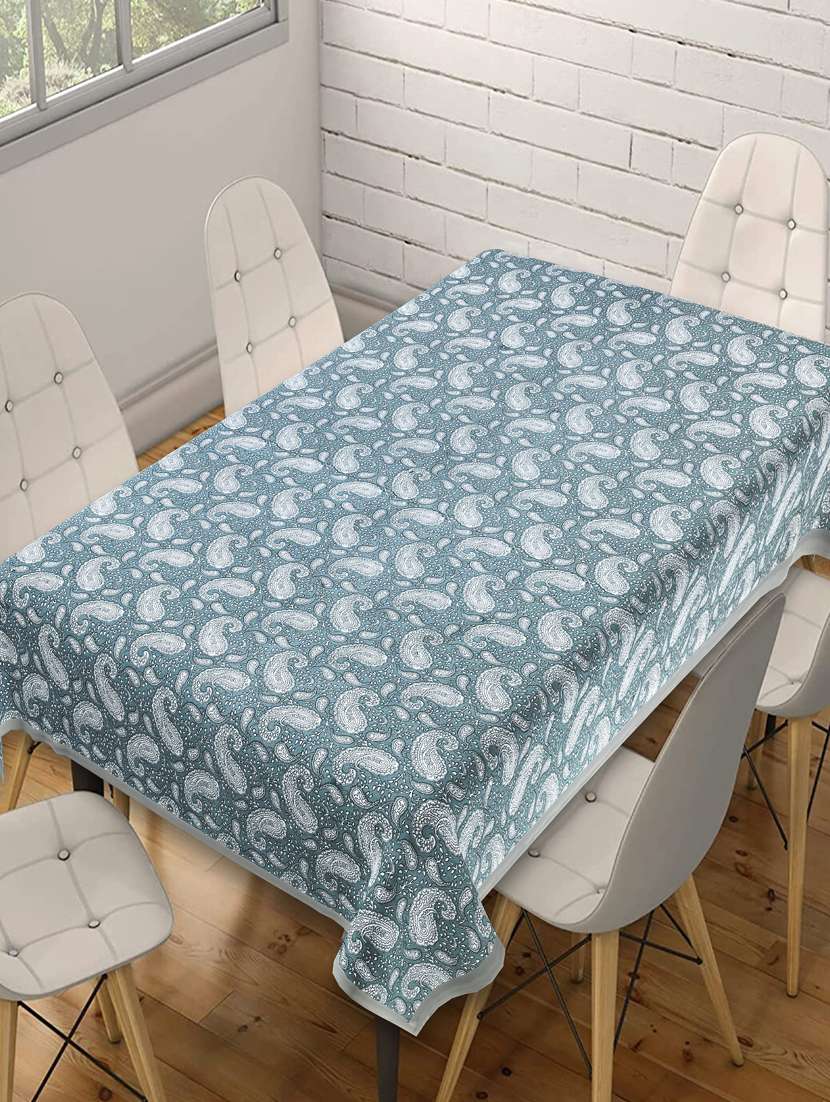 indhome life pure cotton abstract pattern jaipuri style 6 seater dining table cloth cover - 20122015 - Zoom Image - 0