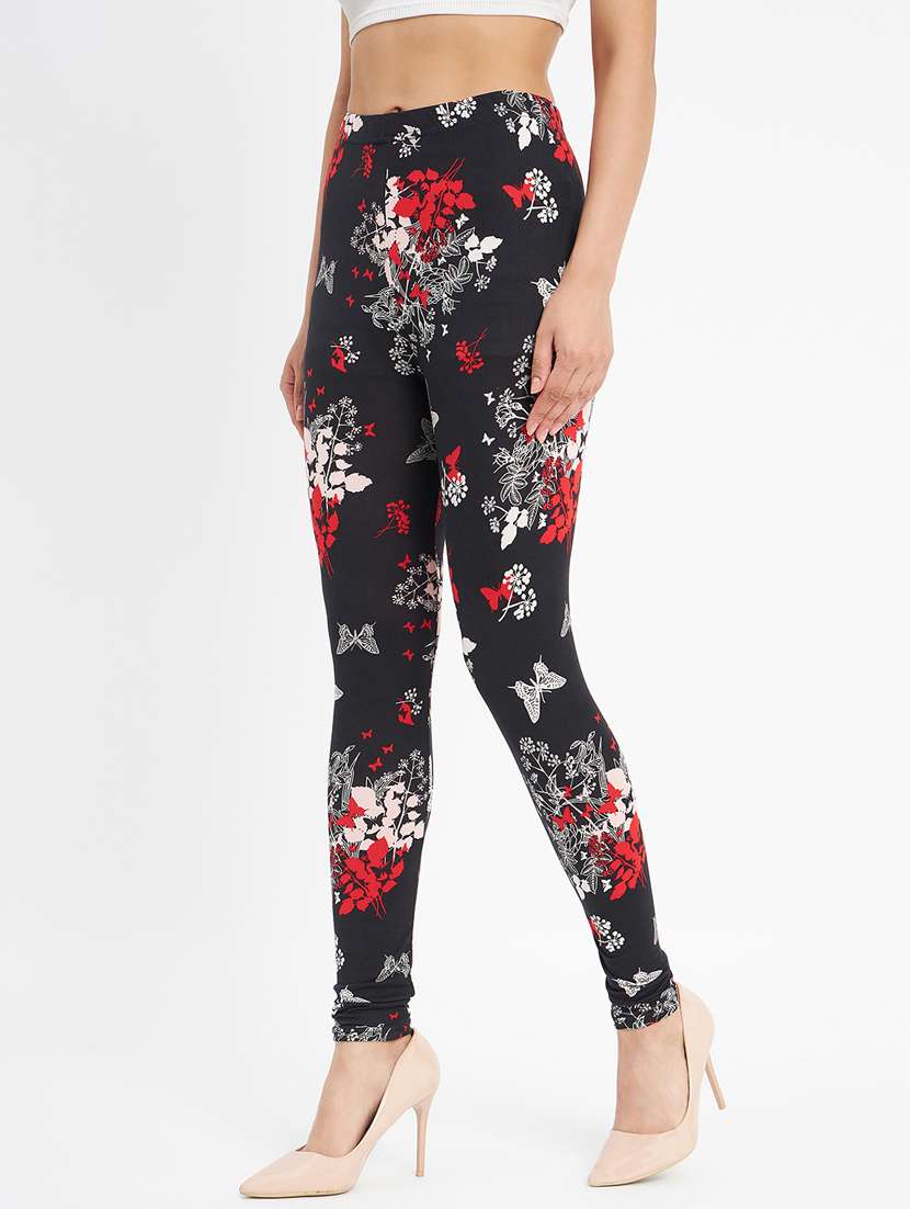 black printed legging - 20123313 -  Standard Image - 1