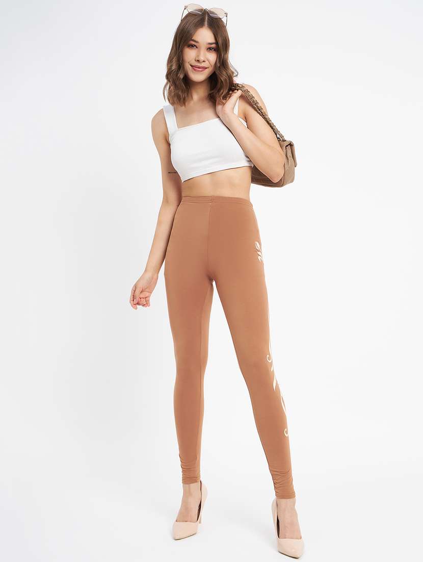 women printed jegging - 20124136 - Standard Image - 4
