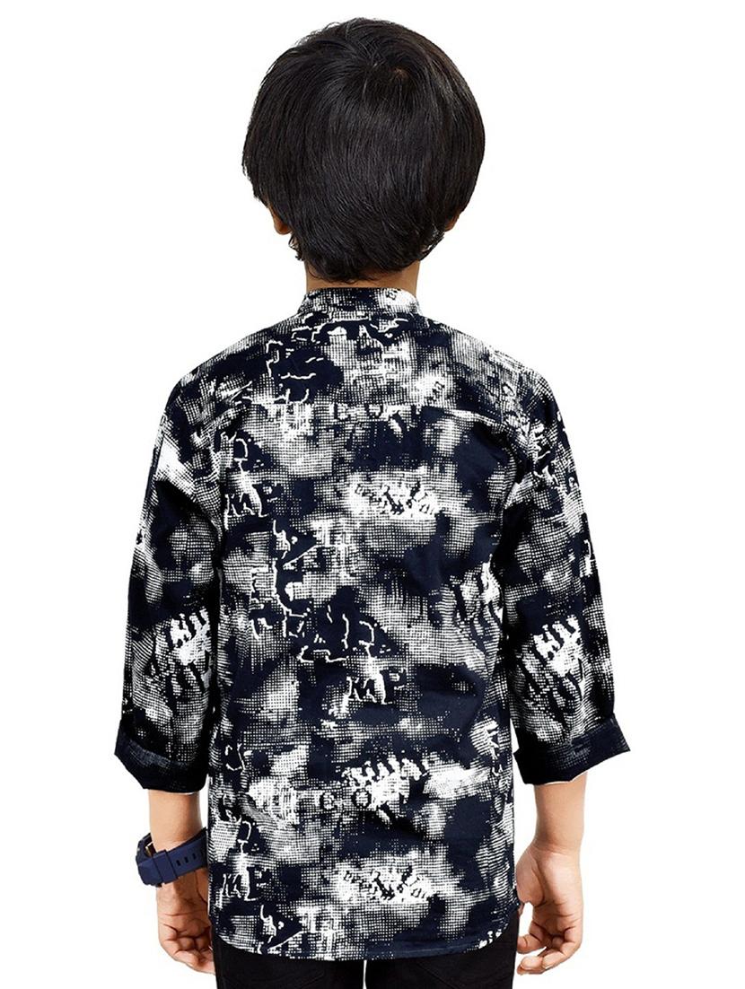 boys printed short kurta - 20124165 -  Standard Image - 1