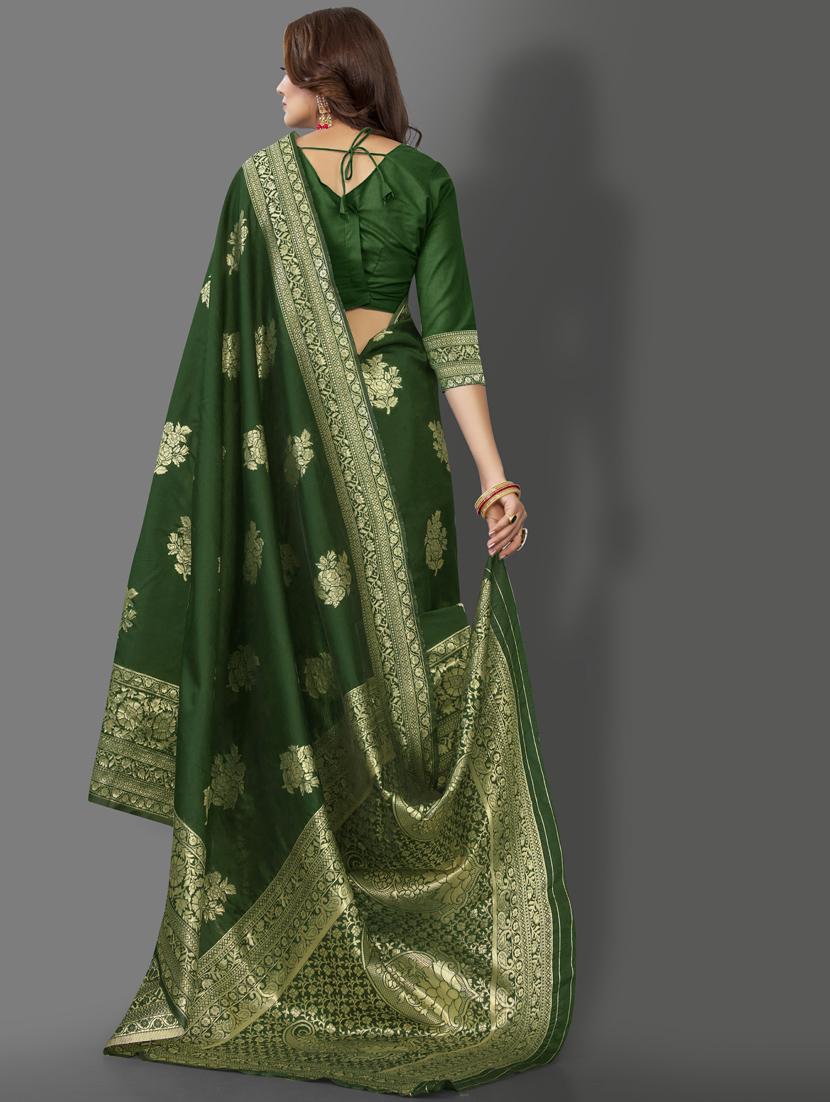 self design woven saree - 20125446 -  Standard Image - 1