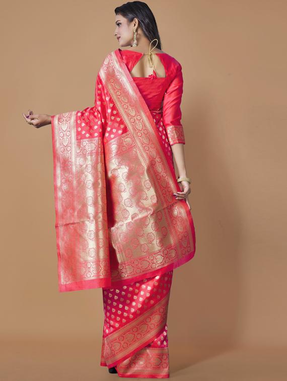 self design woven saree - 20125460 -  Standard Image - 1