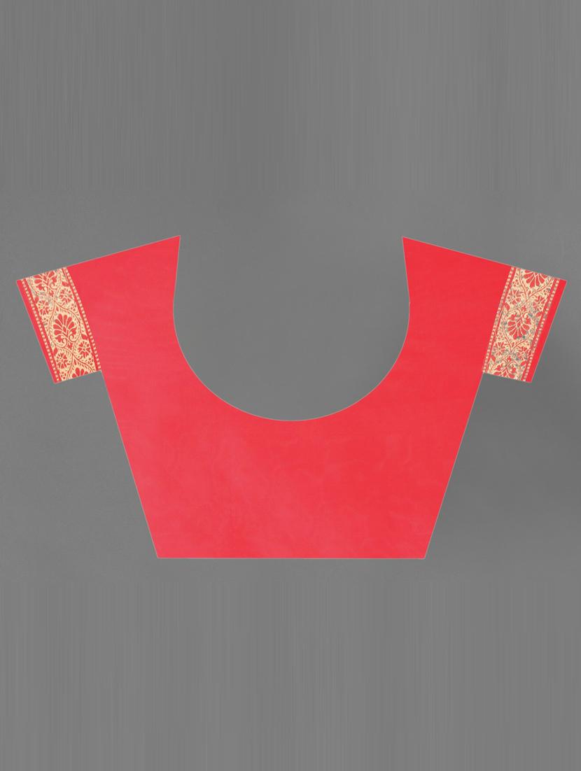self design woven saree with blouse - 20125471 - Standard Image - 1