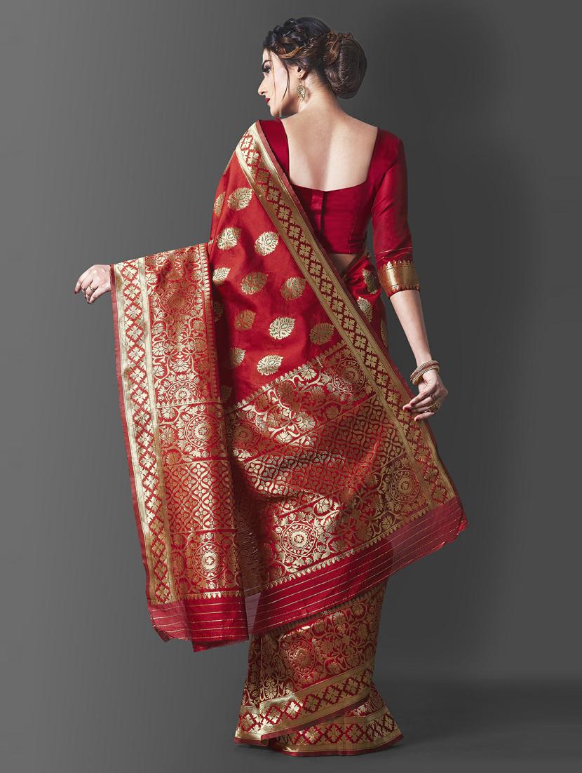 self design woven saree - 20125504 - Standard Image - 1