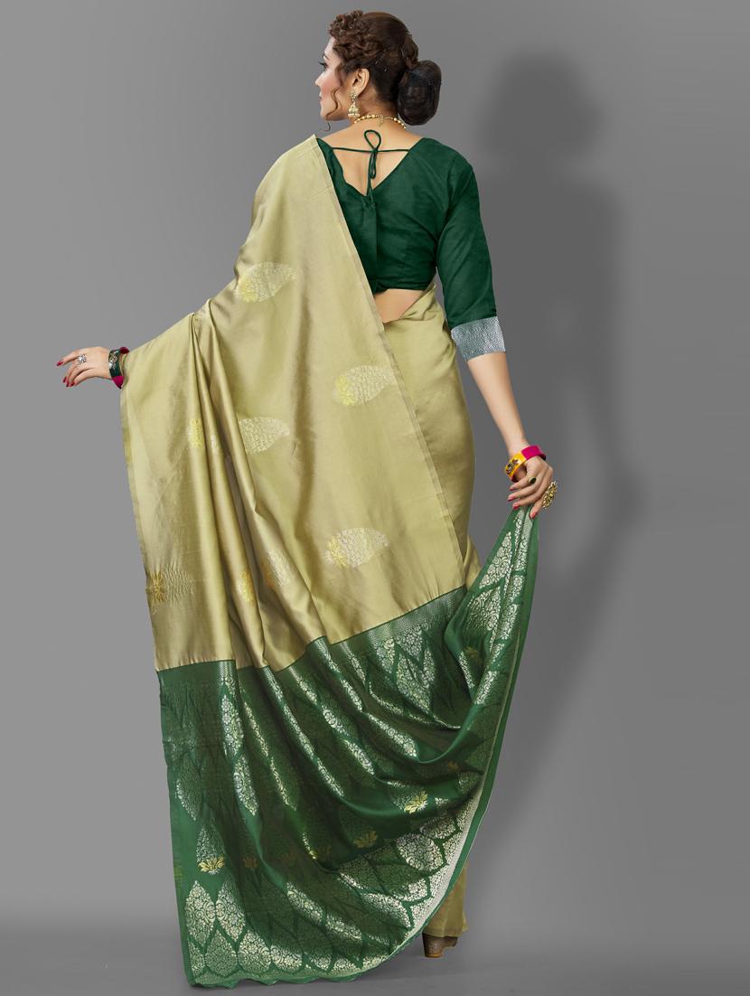 self design woven saree with blouse - 20125505 - Standard Image - 1