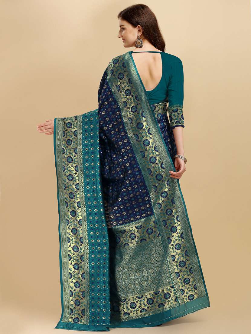 women self design banarasi saree with blouse - 20125617 -  Standard Image - 1