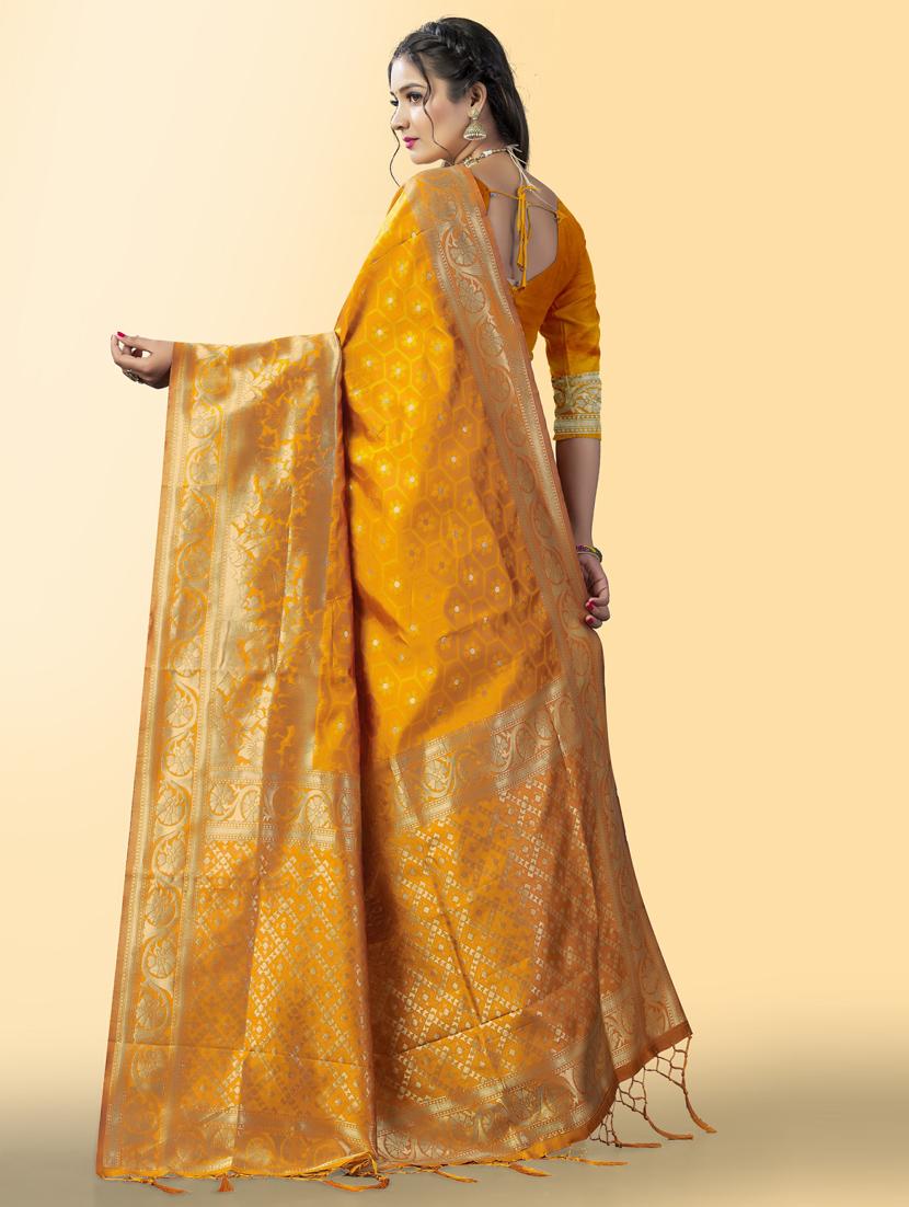 women self design banarasi saree with blouse - 20125685 -  Standard Image - 1