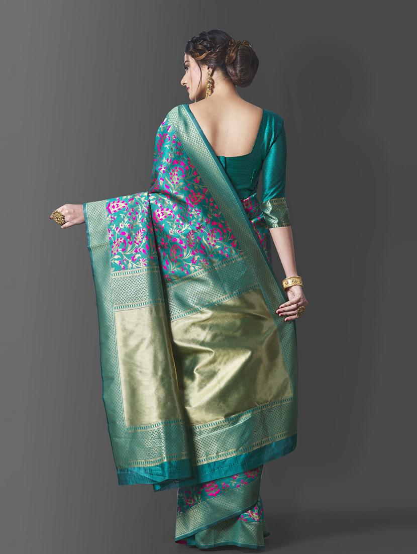 women self design woven saree - 20125693 - Standard Image - 1