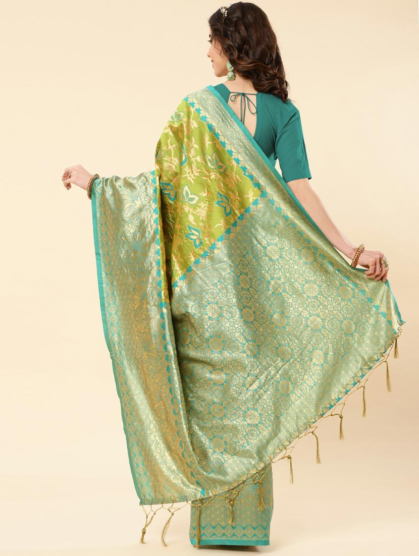 women self design woven saree with blouse - 20125748 -  Standard Image - 1