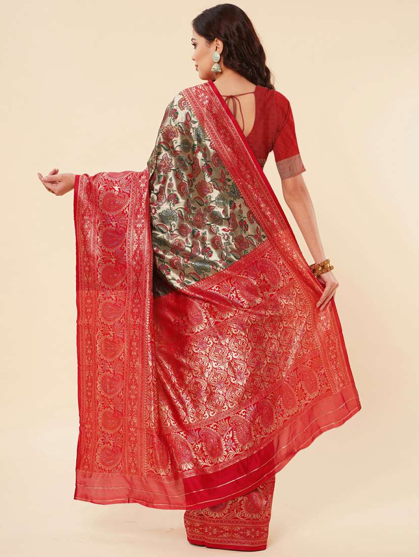 women self design banarasi saree with blouse - 20125788 -  Standard Image - 1