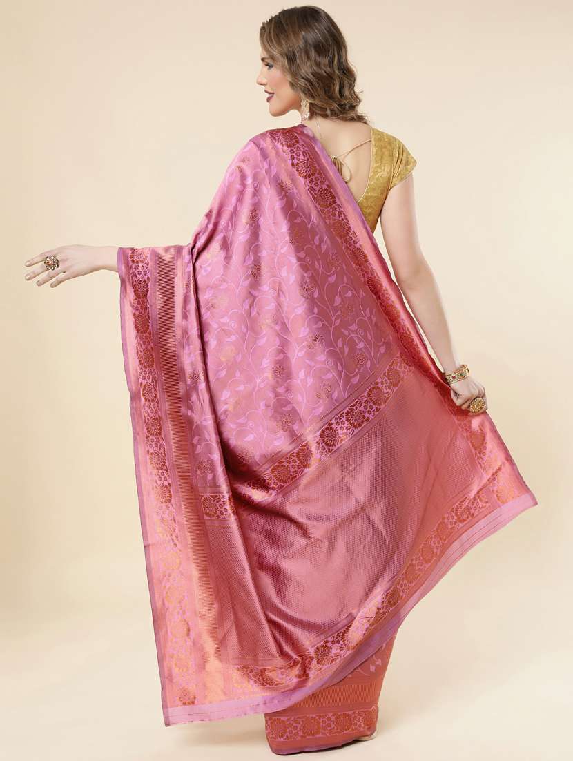 women self design woven saree - 20125793 - Standard Image - 1