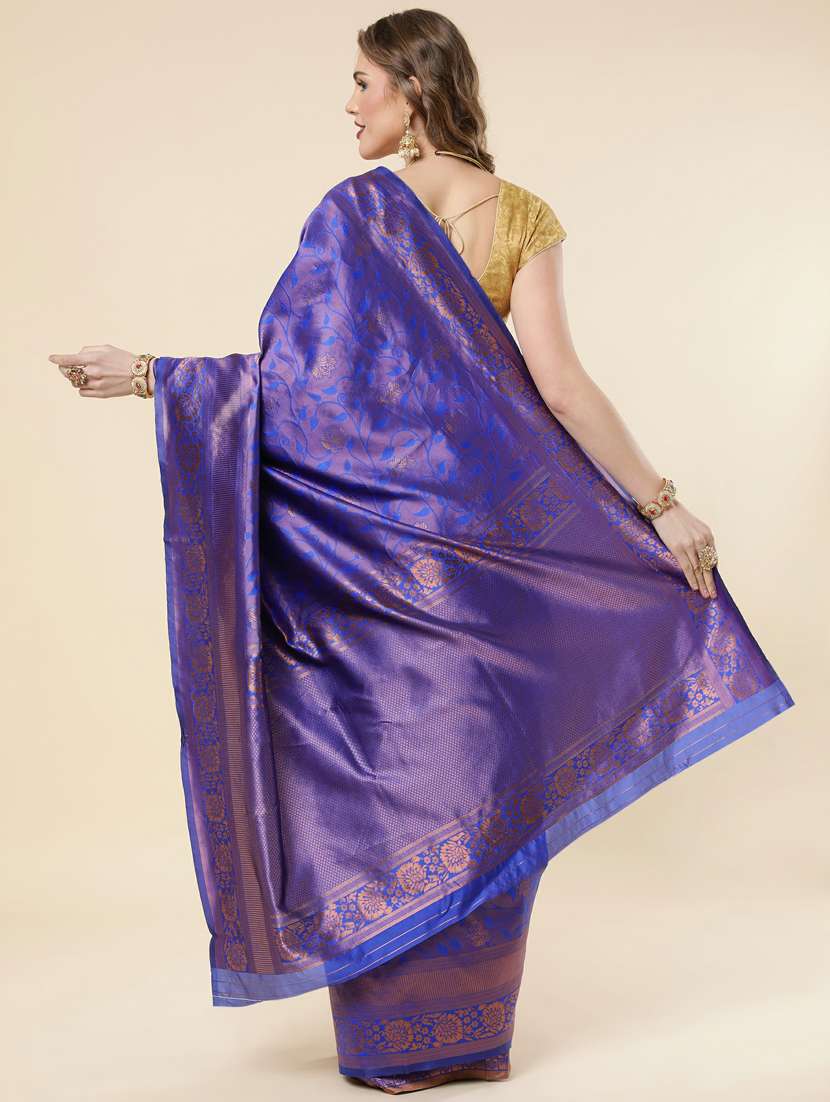 women self design woven saree with blouse - 20125794 -  Standard Image - 1