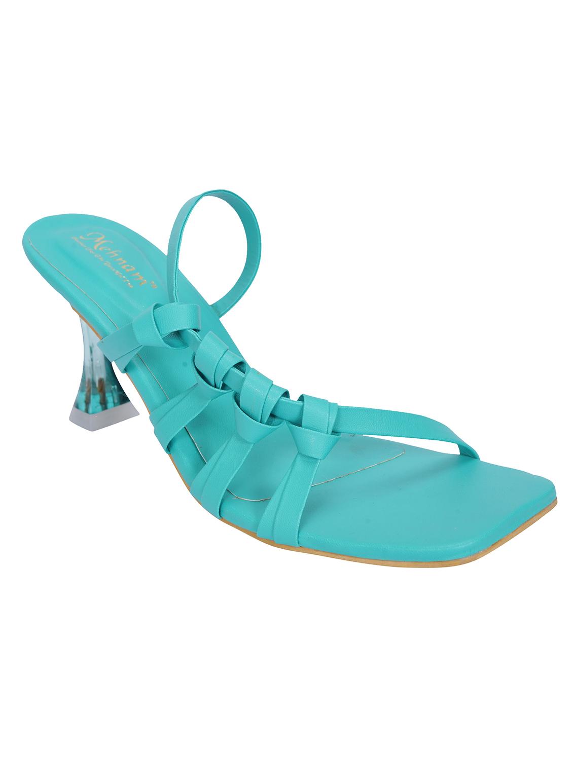 blue slip on sandal - 20127238 - Standard Image - 1