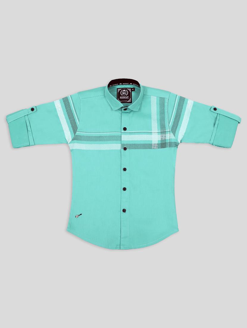 boys cotton printed shirt - 20128311 - Standard Image - 1