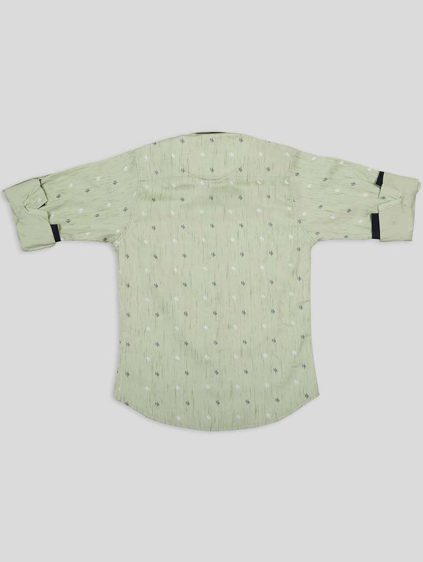 boys cotton printed shirt