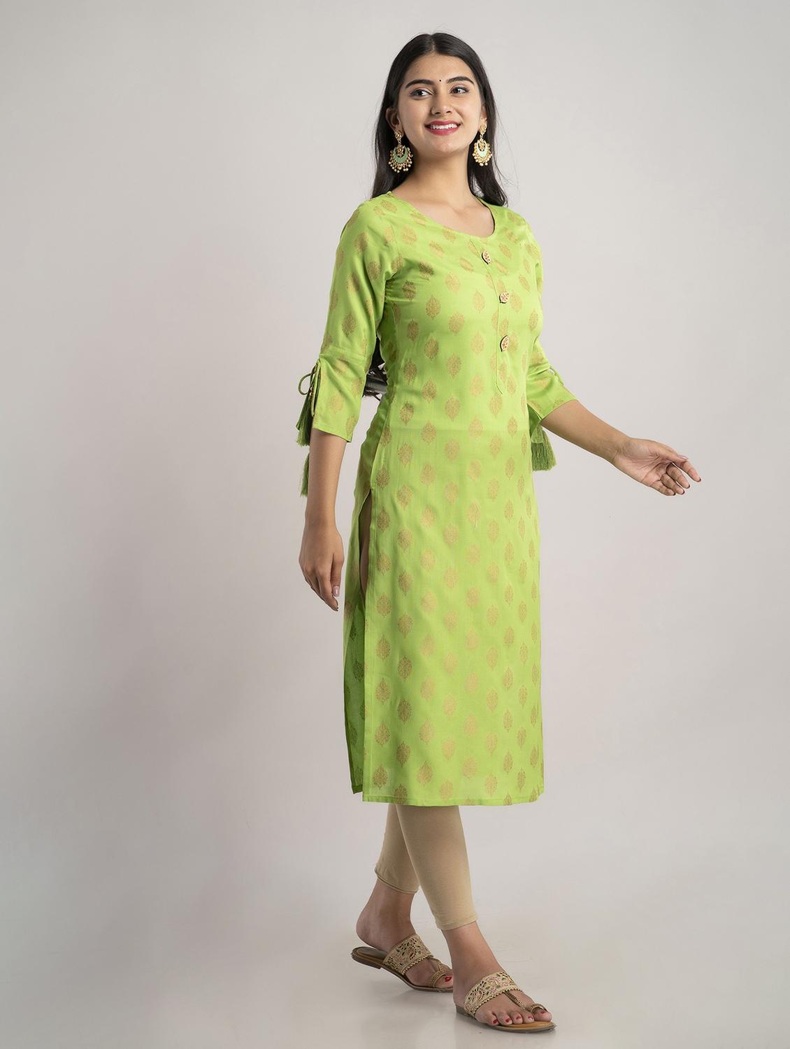women's straight kurta - 20129532 - Standard Image - 1