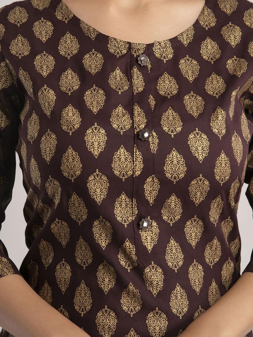 women's straight kurta - 20129537 - Standard Image - 4