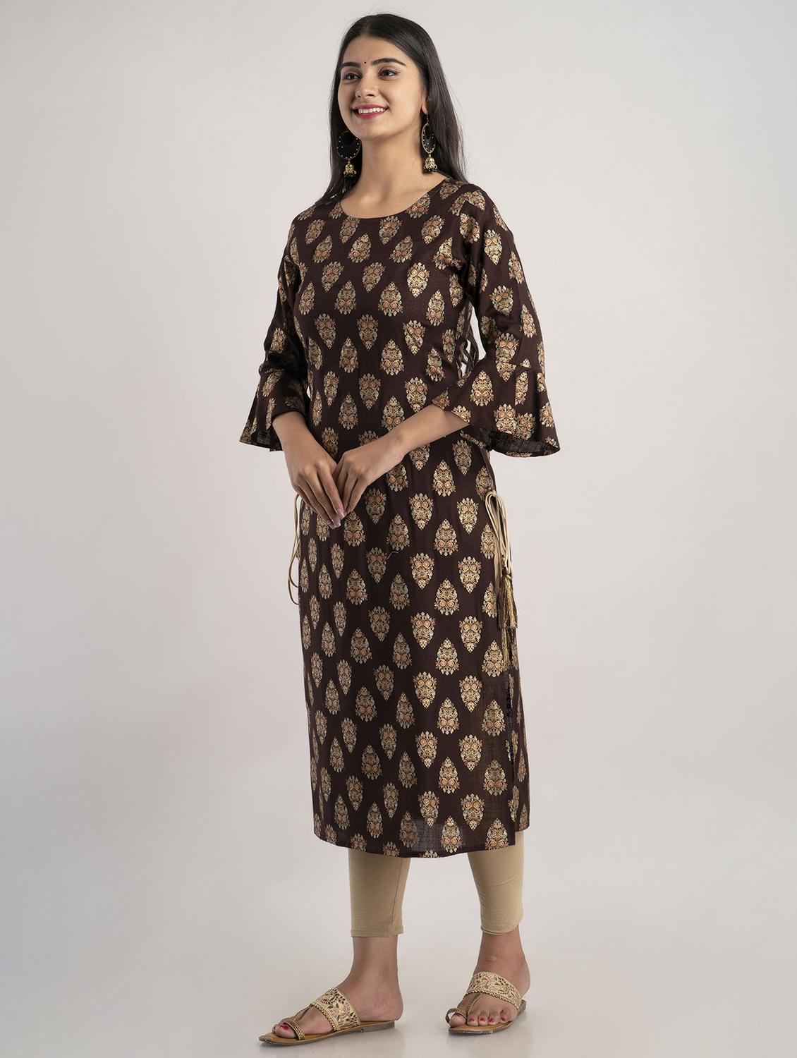 women's straight kurta - 20129539 -  Standard Image - 1
