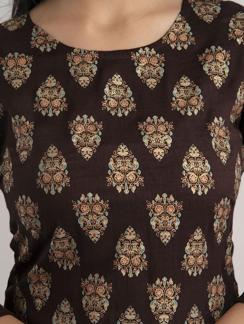 women's straight kurta - 20129539 - Standard Image - 4