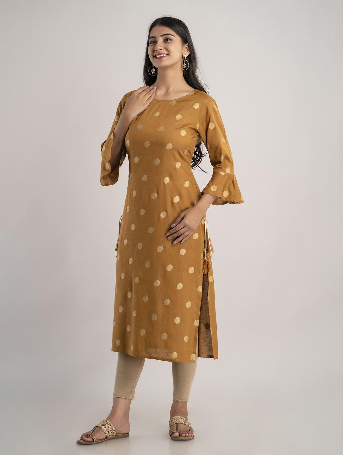 women's straight kurta - 20129540 - Standard Image - 1