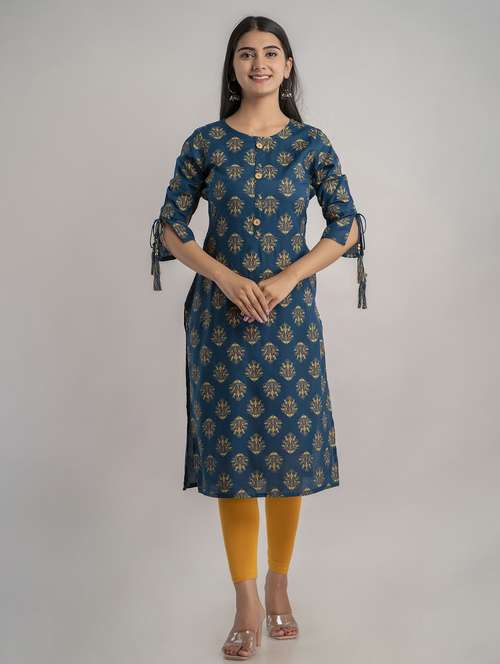 women's straight kurta - 20129543 - Standard Image - 0