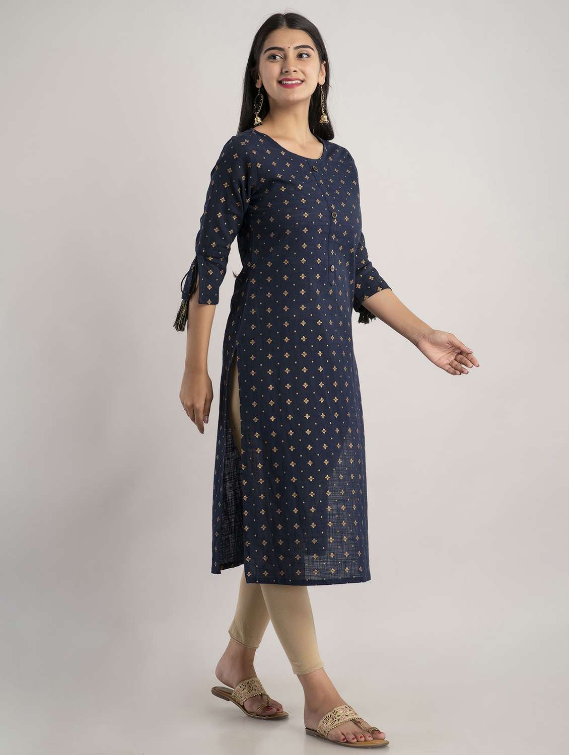 women's straight kurta - 20129545 - Standard Image - 1